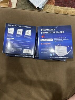5-Pack Disposable Non-Medical Face Masks, 48 Masks Each, Unopened